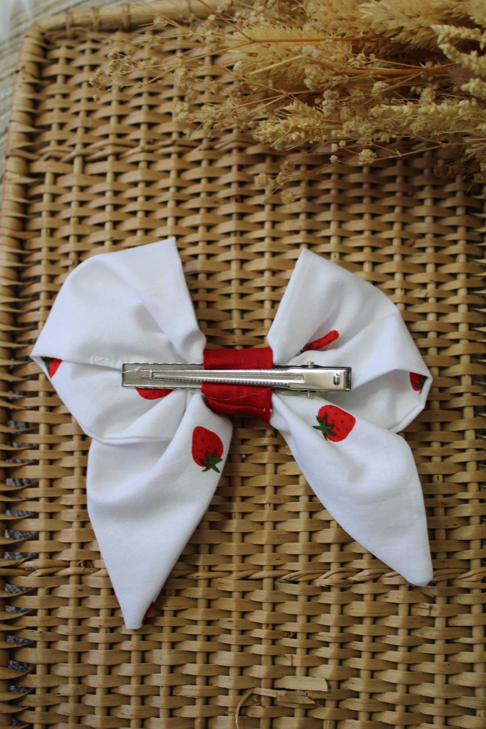 Grande barrette fraises rouges – Image 2