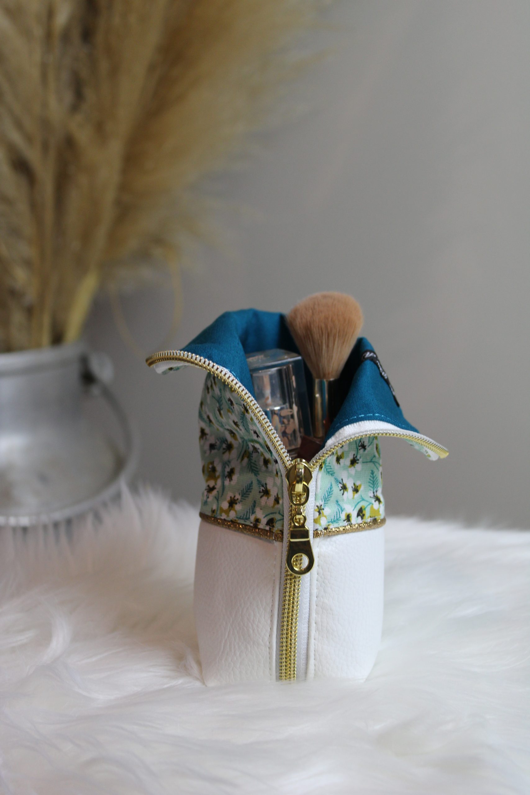 Trousse format pot sur commande – Trousse de rangement artisanale