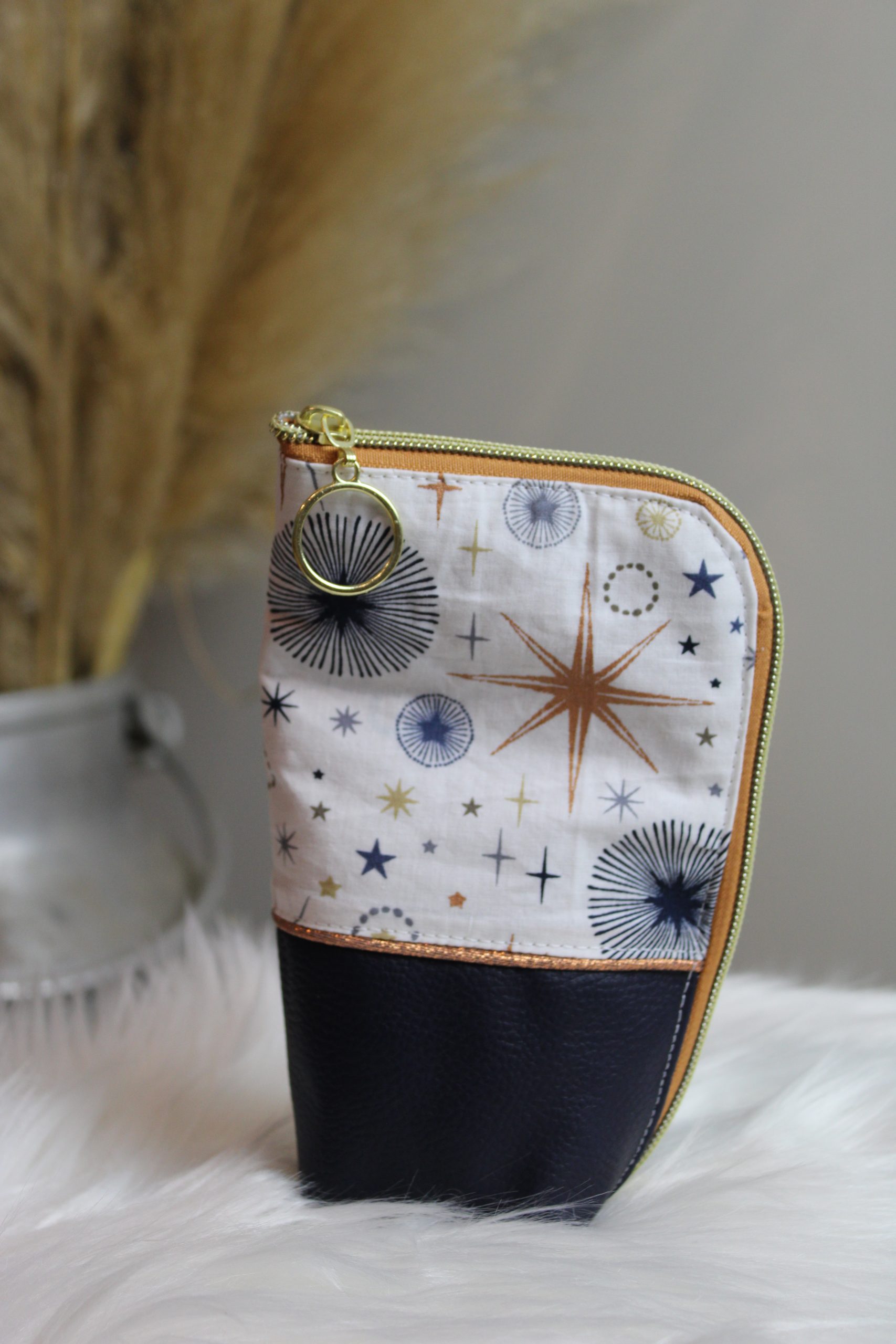 Trousse format pot sur commande – Trousse de rangement artisanale