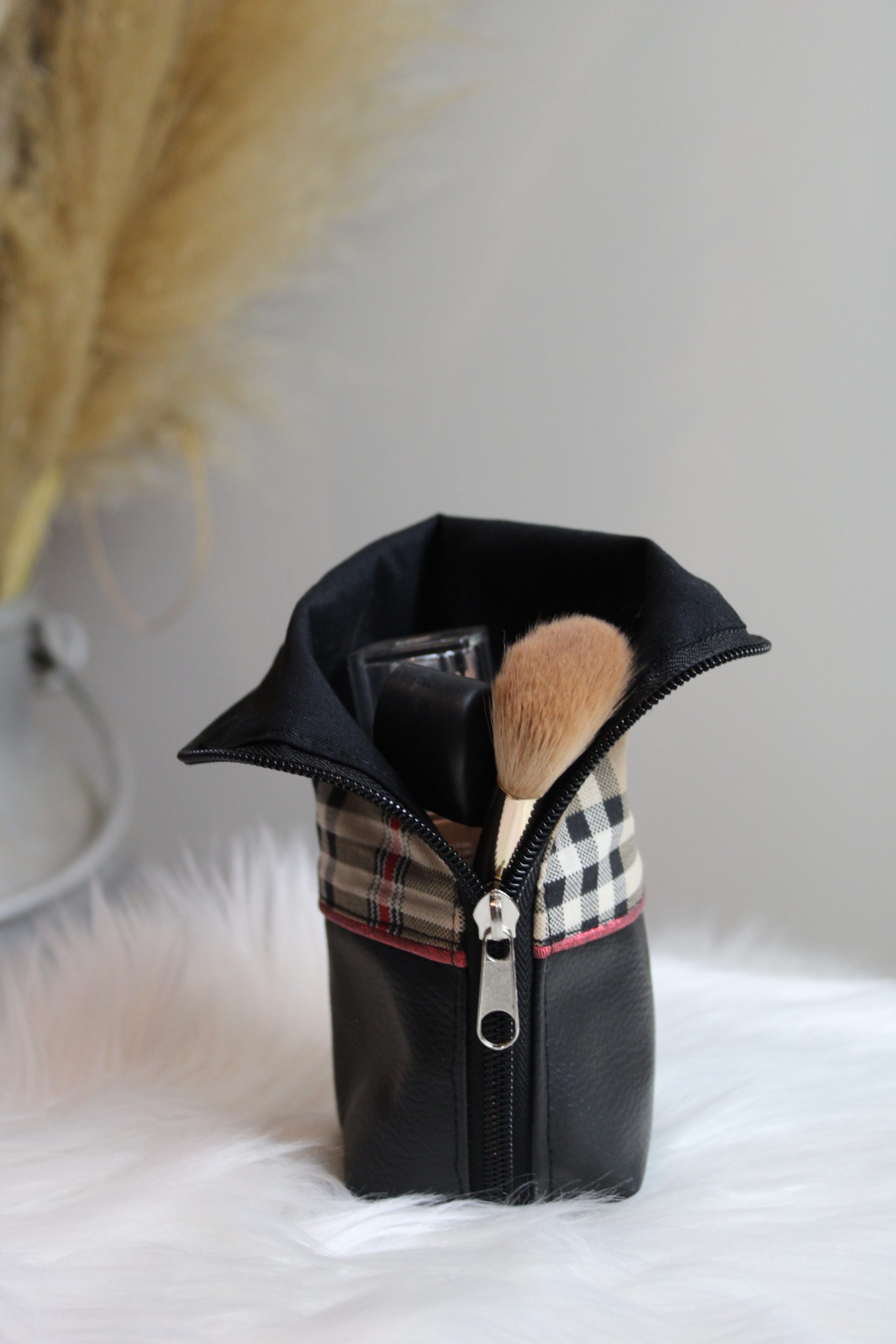 Trousse format pot sur commande – Trousse de rangement artisanale