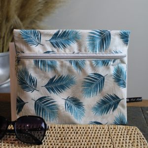 Trousse imperméable feuille de palmiers