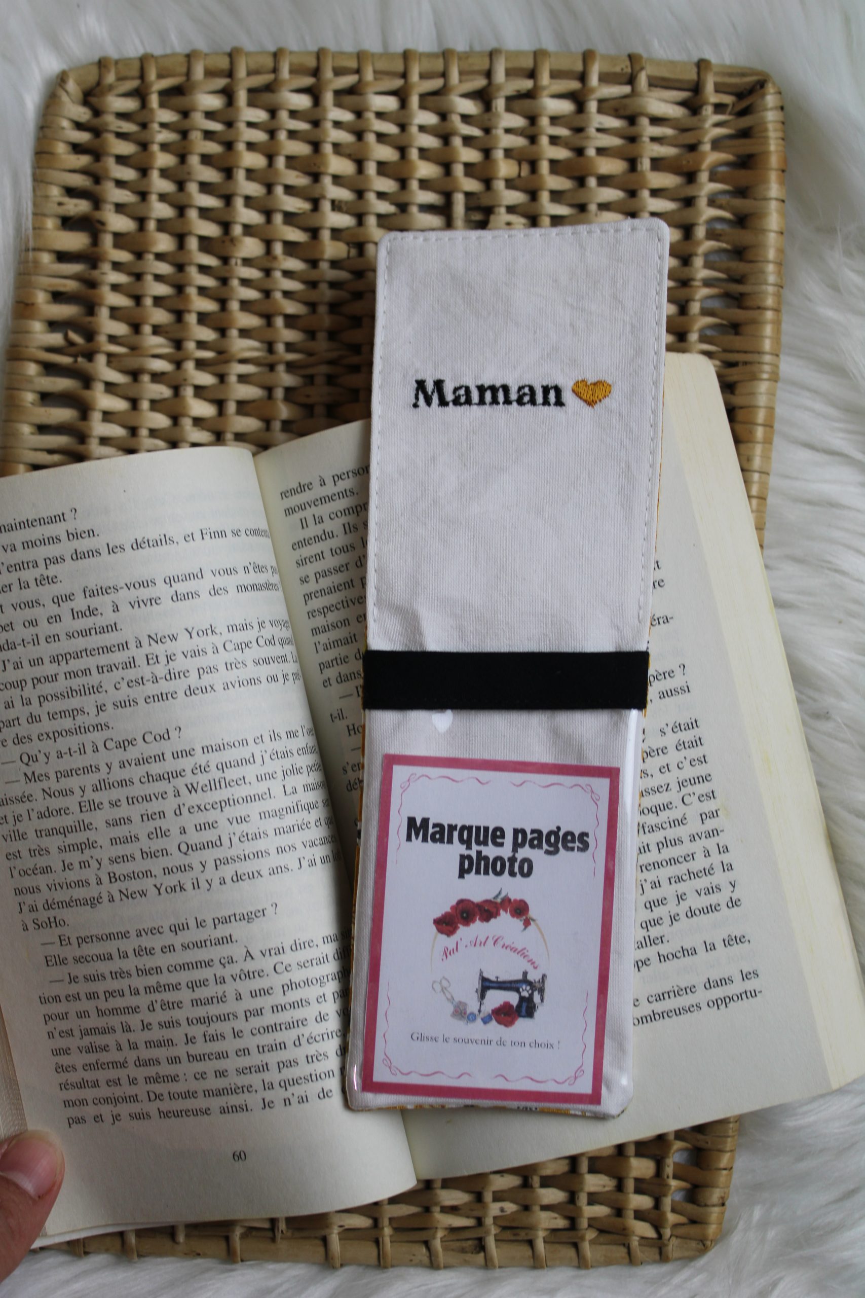 Marque page photo Maman orchidées