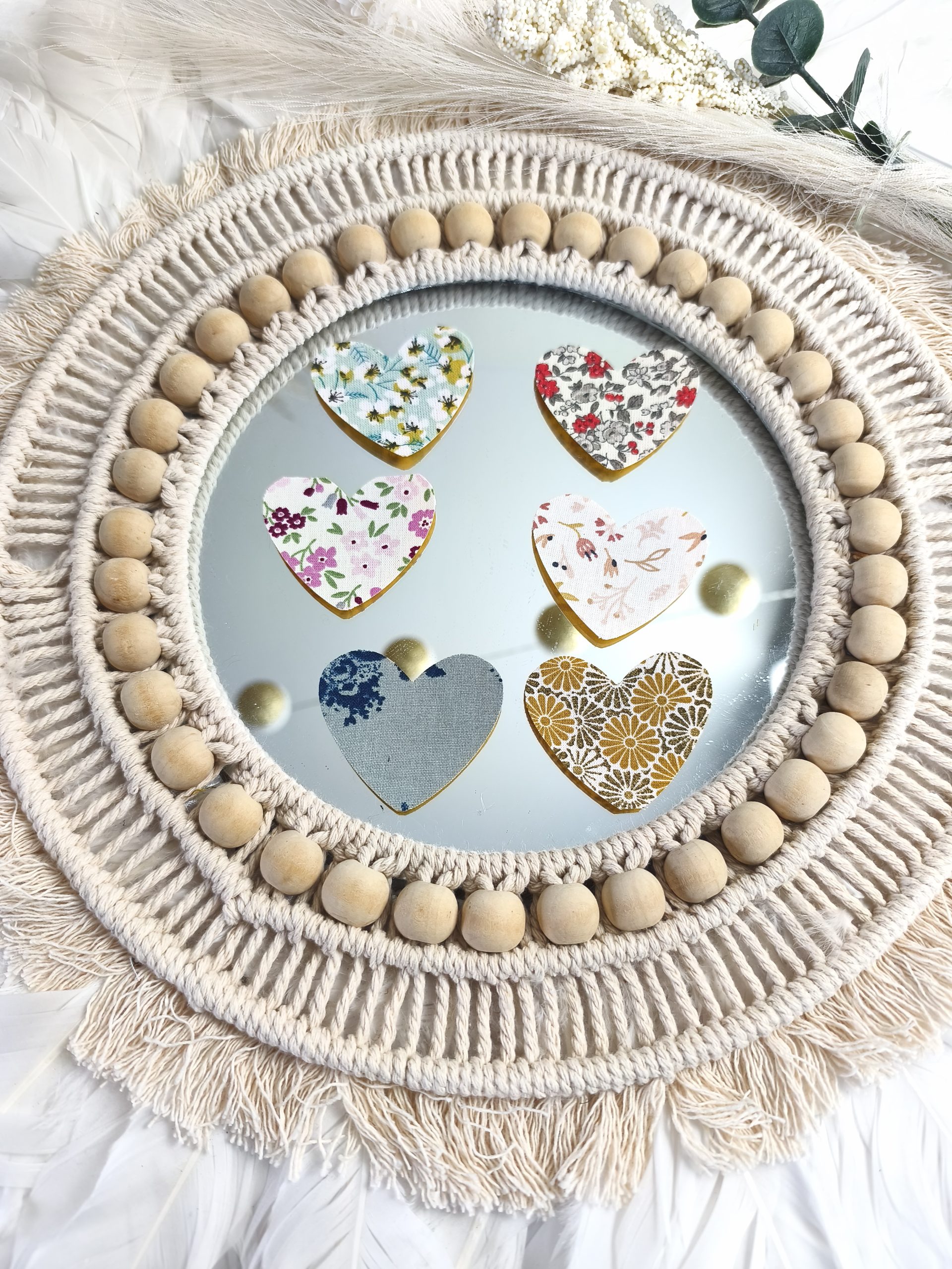 Stickers coeurs x6